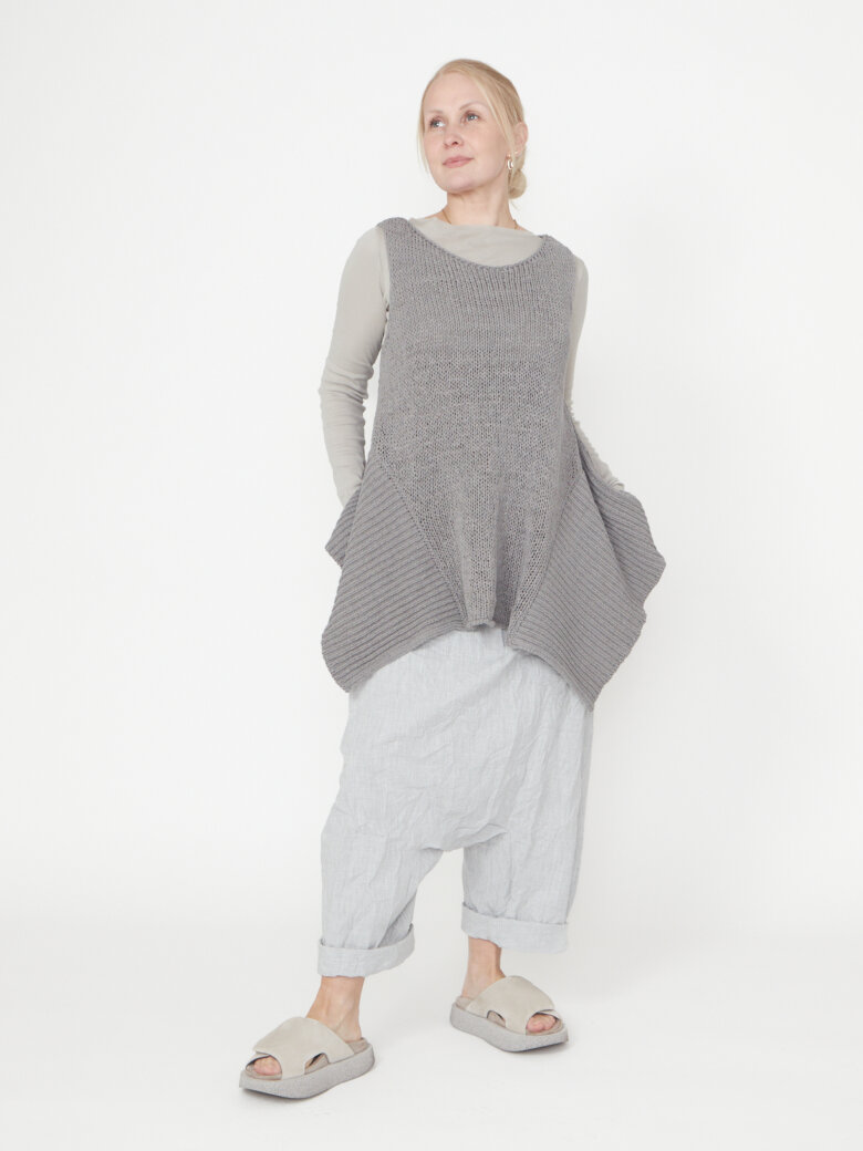 Sort Aarhus - Sleeveless knit top