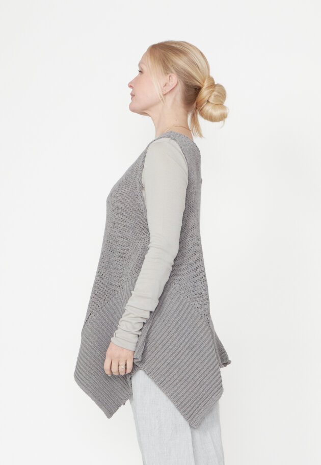 Sort Aarhus - Ærmeløs strikket top