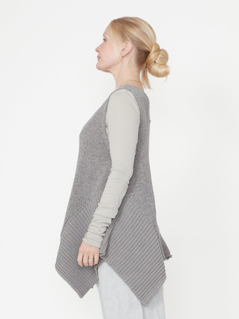 Sort Aarhus - Sleeveless knit top