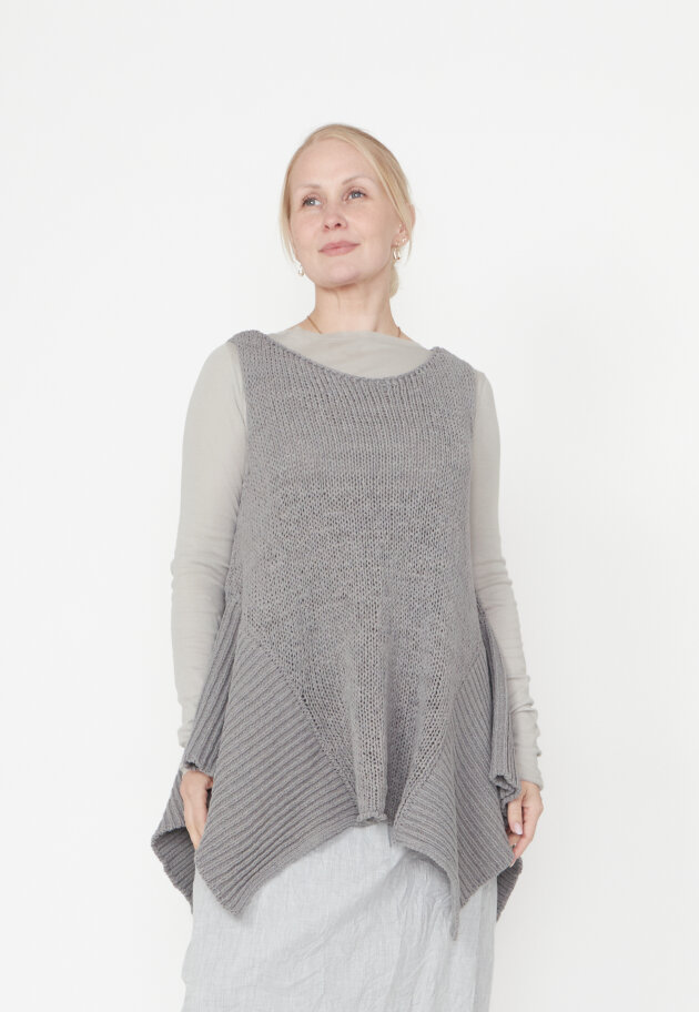 Sort Aarhus - Sleeveless knit top