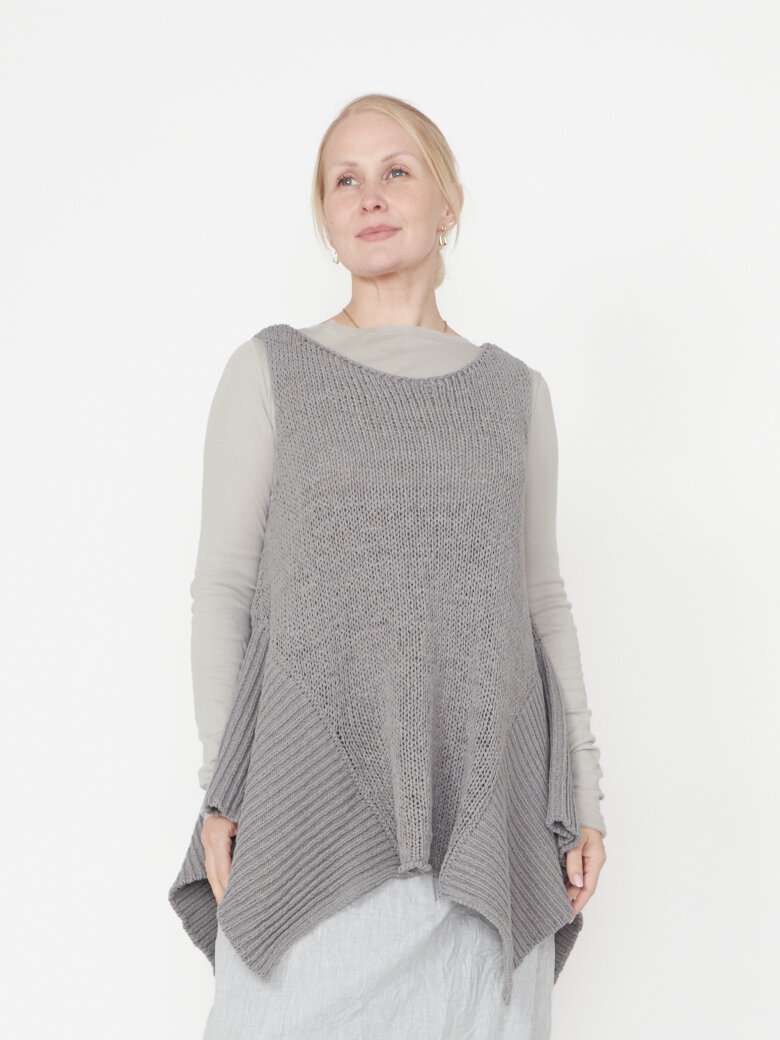 Sort Aarhus - Sleeveless knit top