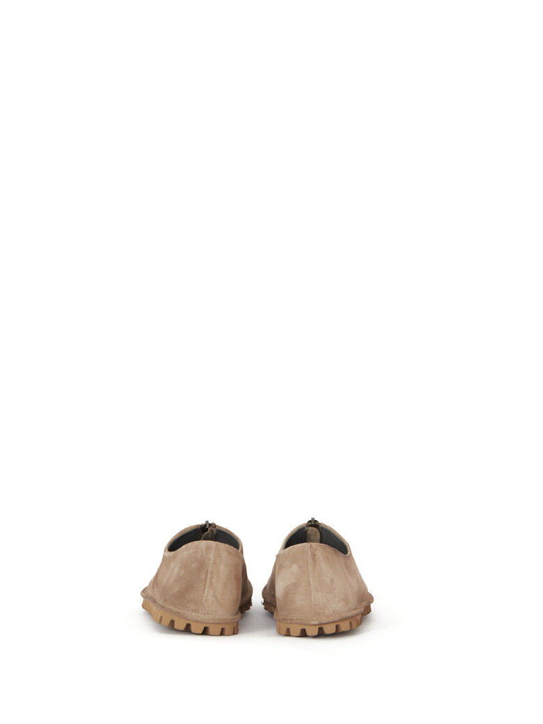 Lofina - Suede shoe with zipper