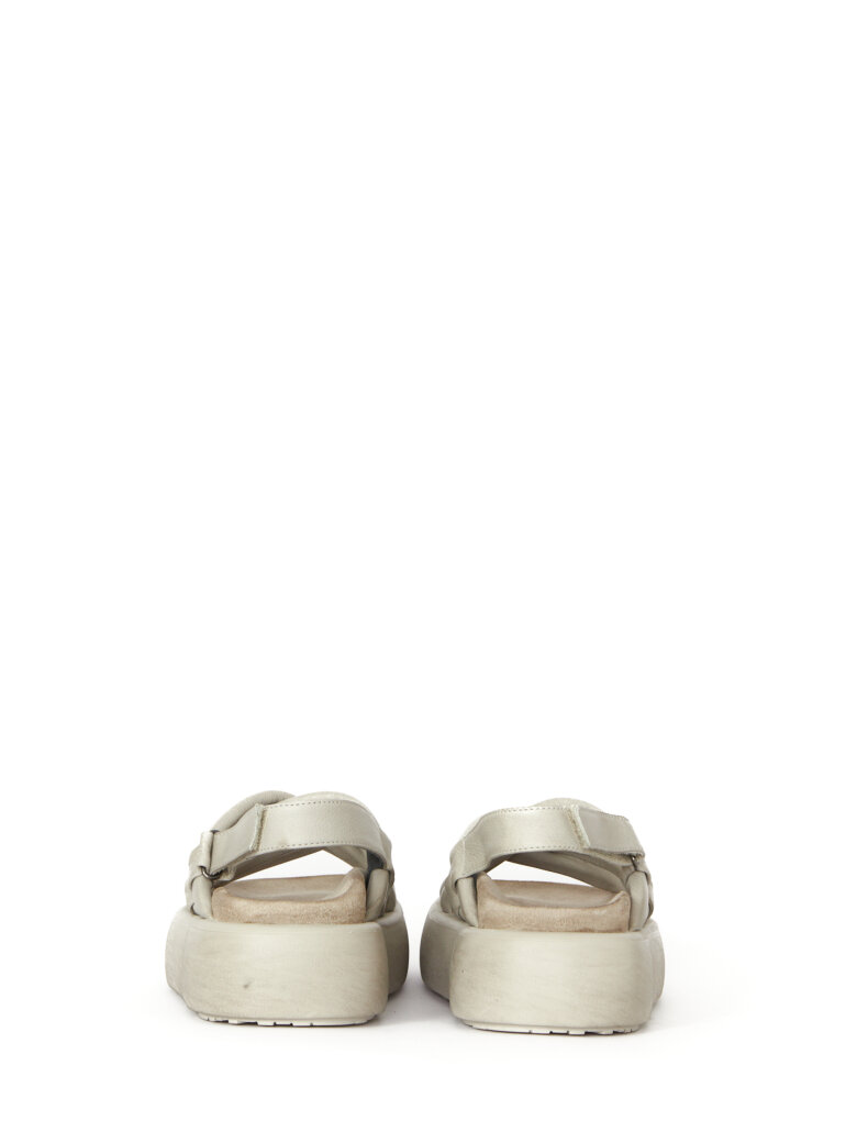 Sort Aarhus - Sort Aarhus sandal with velcro strap