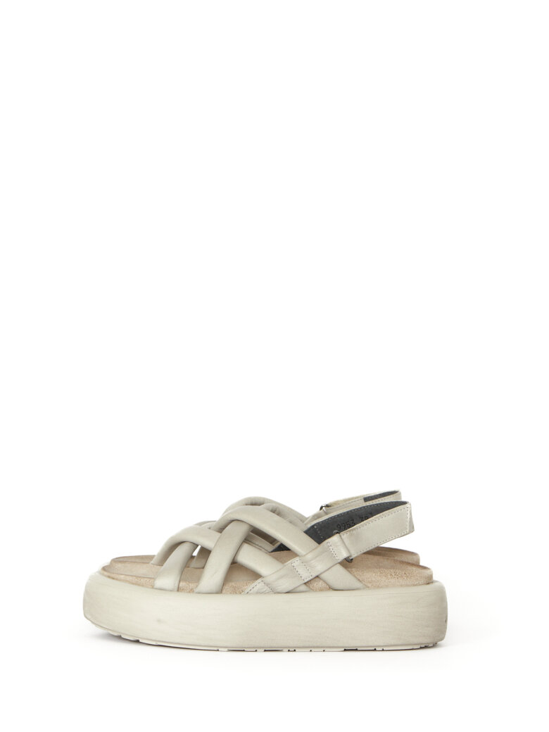 Sort Aarhus - Sort Aarhus sandal with velcro strap