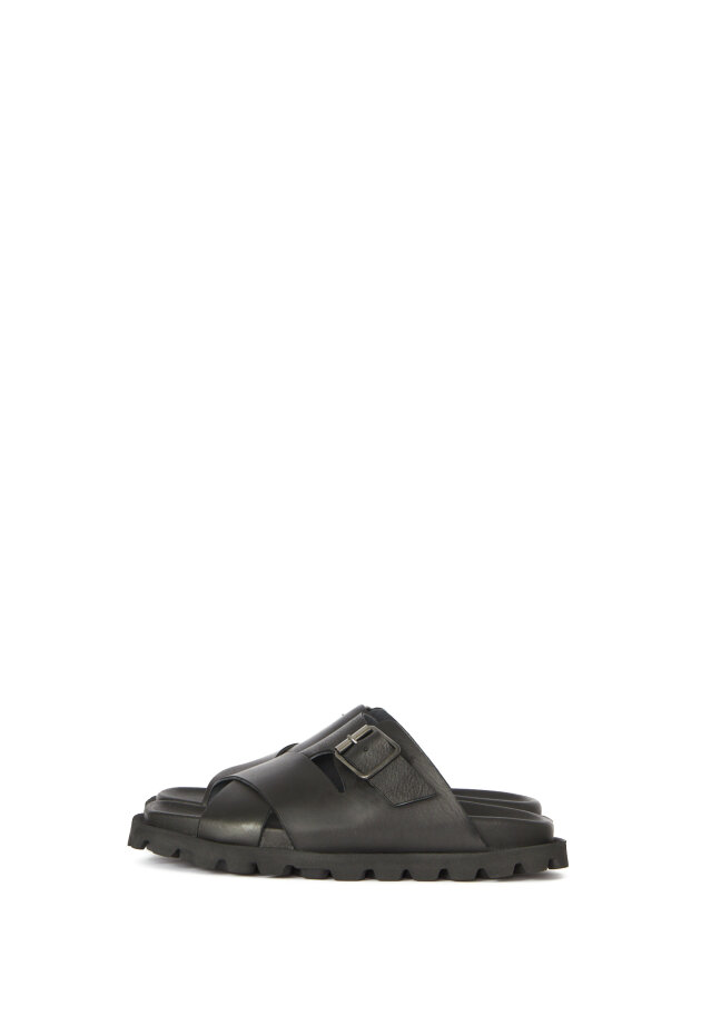 Lofina - Sandal with buckle and a footbed sole