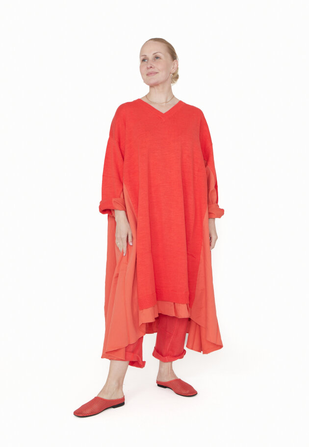 Sort Aarhus - Oversized strikkjole