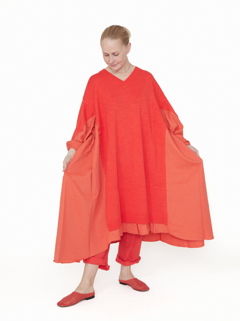 Sort Aarhus - Oversized strikkjole