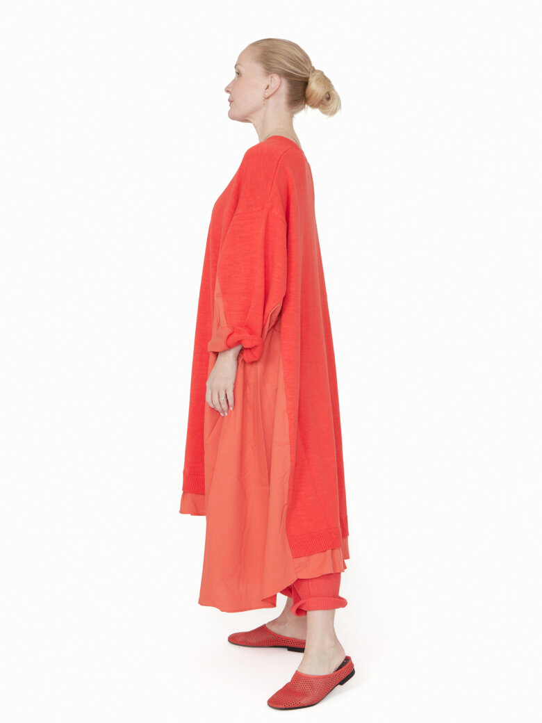 Sort Aarhus - Oversized knit dress