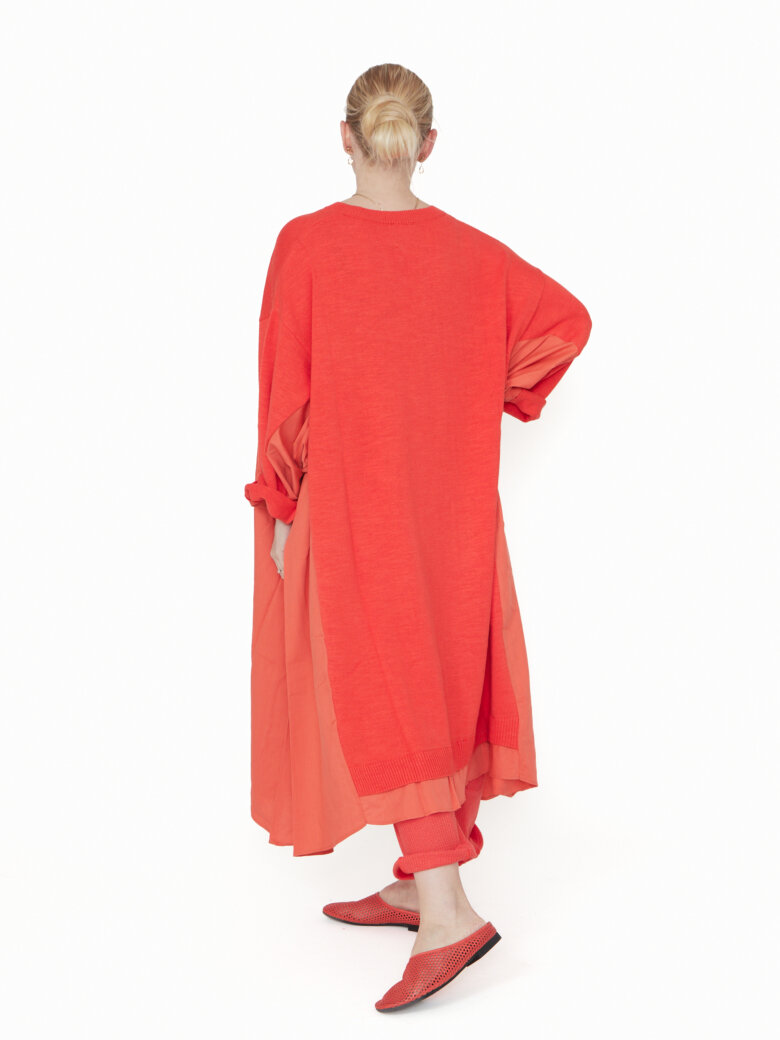 Sort Aarhus - Oversized knit dress