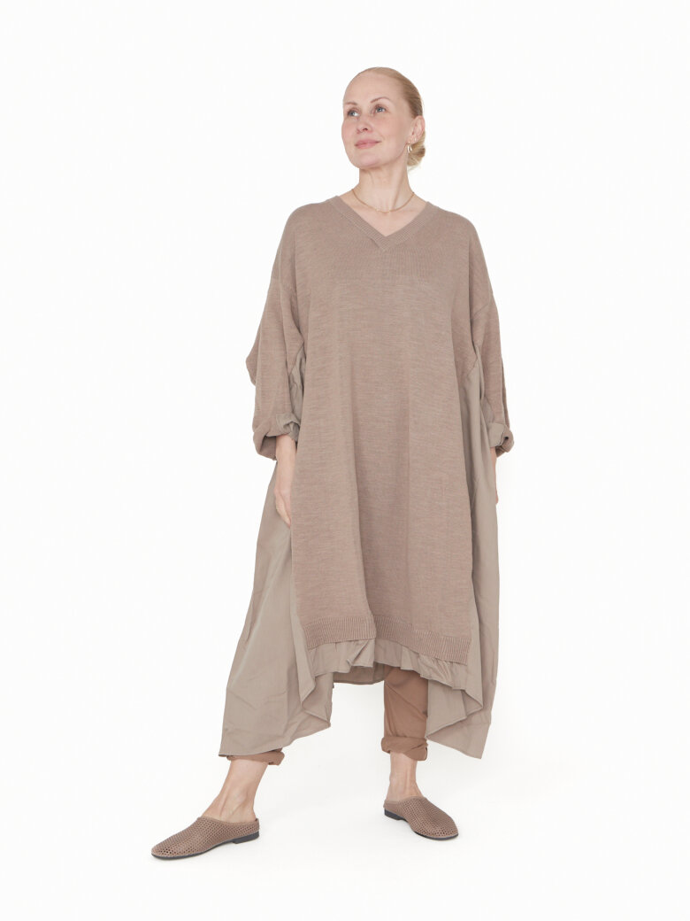 Sort Aarhus - Oversized strikkjole