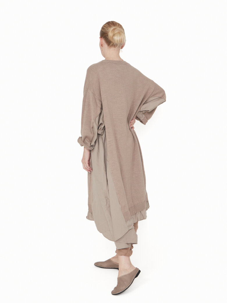 Sort Aarhus - Oversized knit dress
