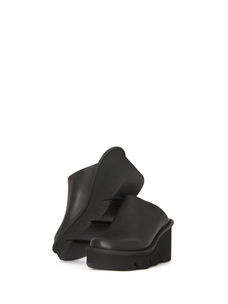 Lofina - Tøffel sandal med hæl