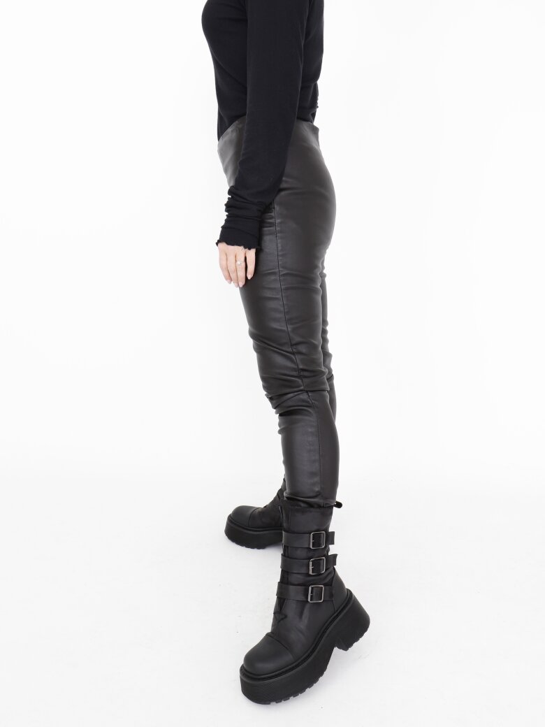 Sort Aarhus - Leather leggings