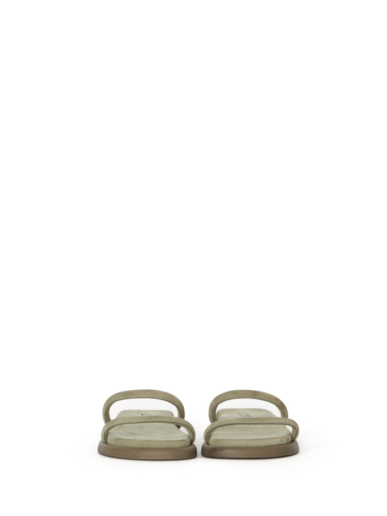 Lofina - Sandal i ruskind med remme