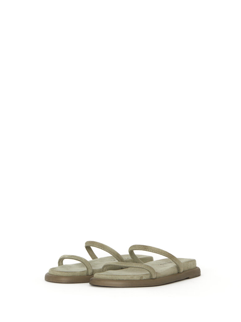 Lofina - Sandal i ruskind med remme