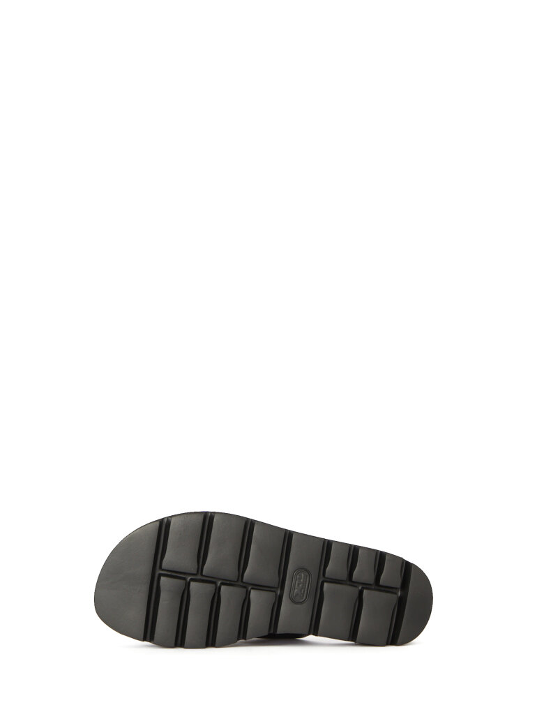 Lofina - Sandal wide asymmetrical strap