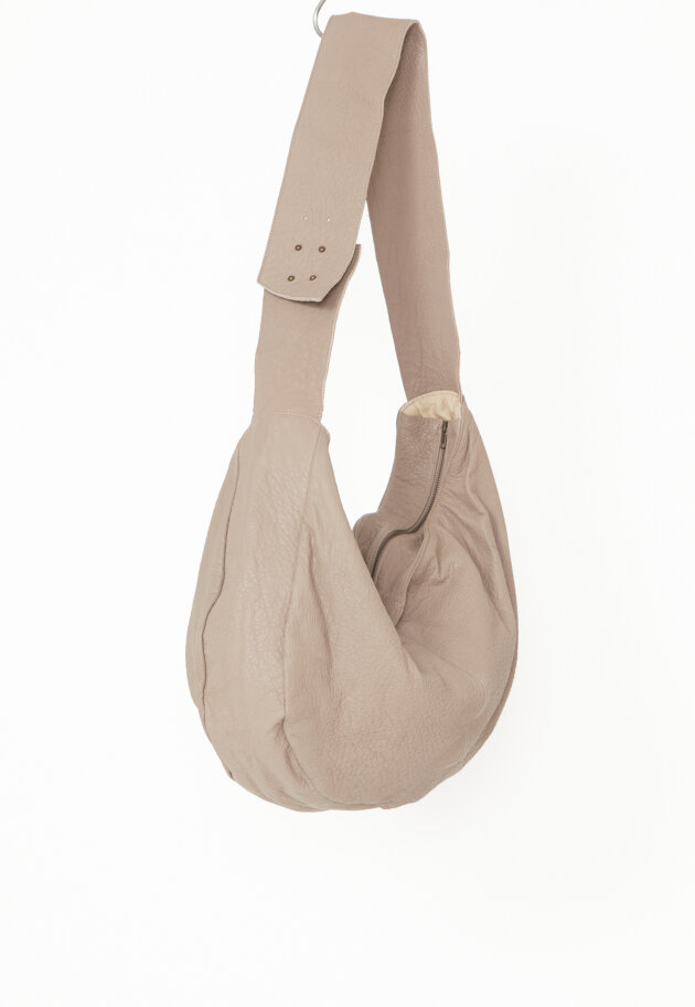 Sort Aarhus - Spacious shoulder bag with zipper