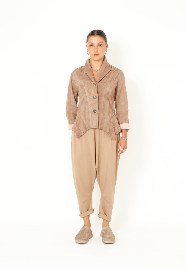 Sort Aarhus - Ruskindsblazer med knapper Sort Aarhus - Ruskindsblazer med knapper