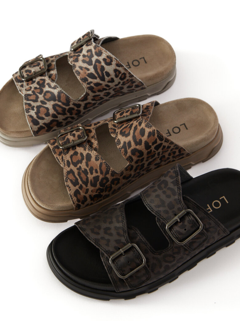 Lofina - Slippers sandal med spænder
