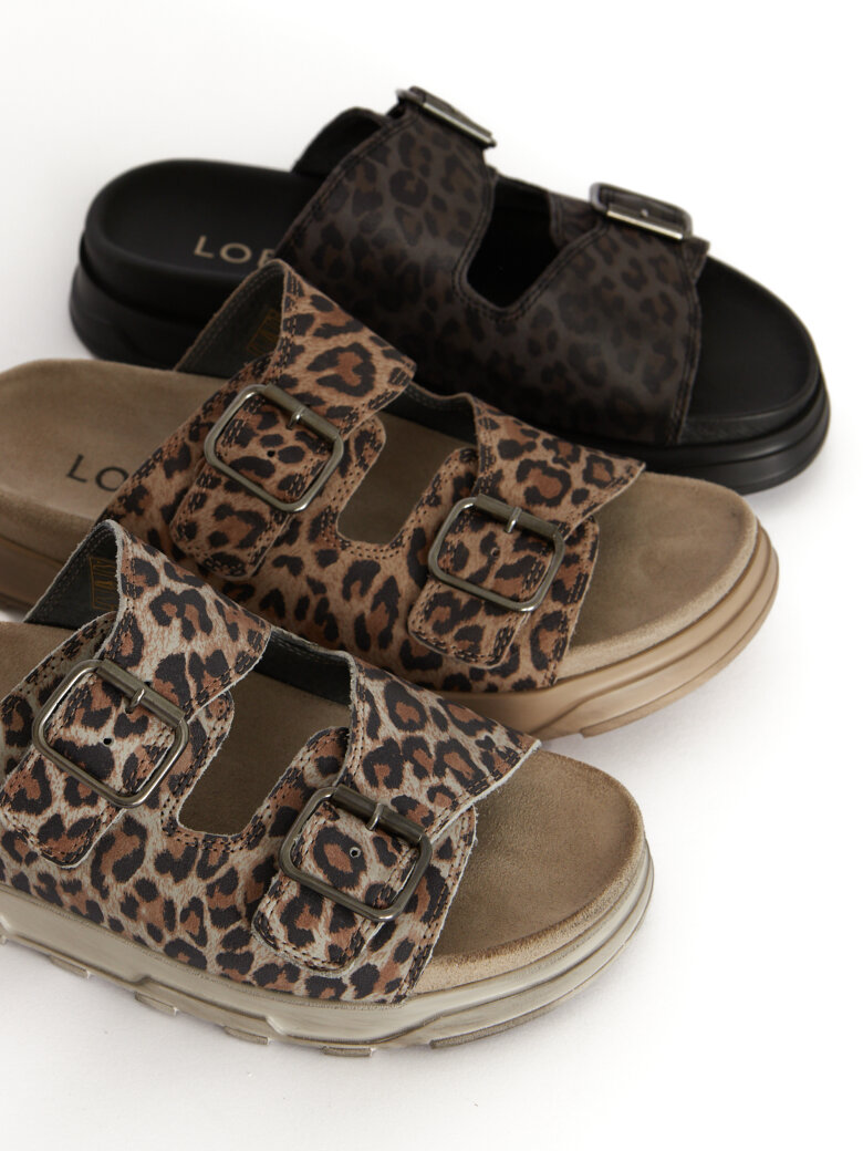 Lofina - Slippers sandal med spænder