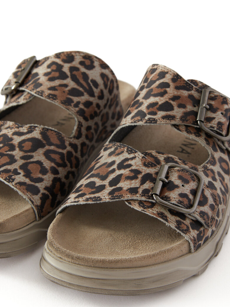 Lofina - Slippers sandal med spænder