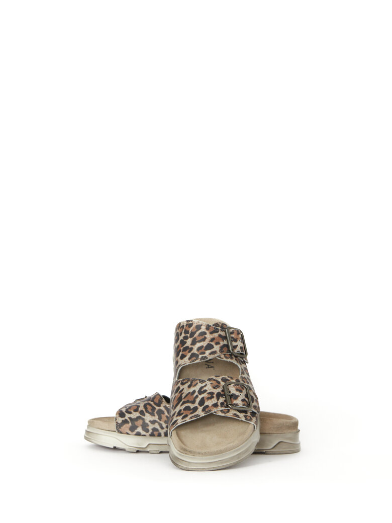 Lofina - Slippers sandal med spænder