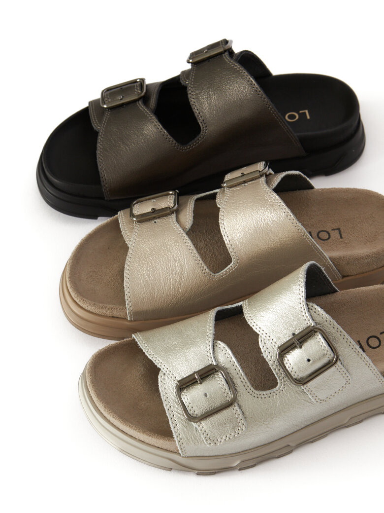 Lofina - Slippers sandal med spænder