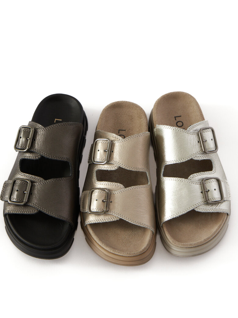 Lofina - Slippers sandal med spænder