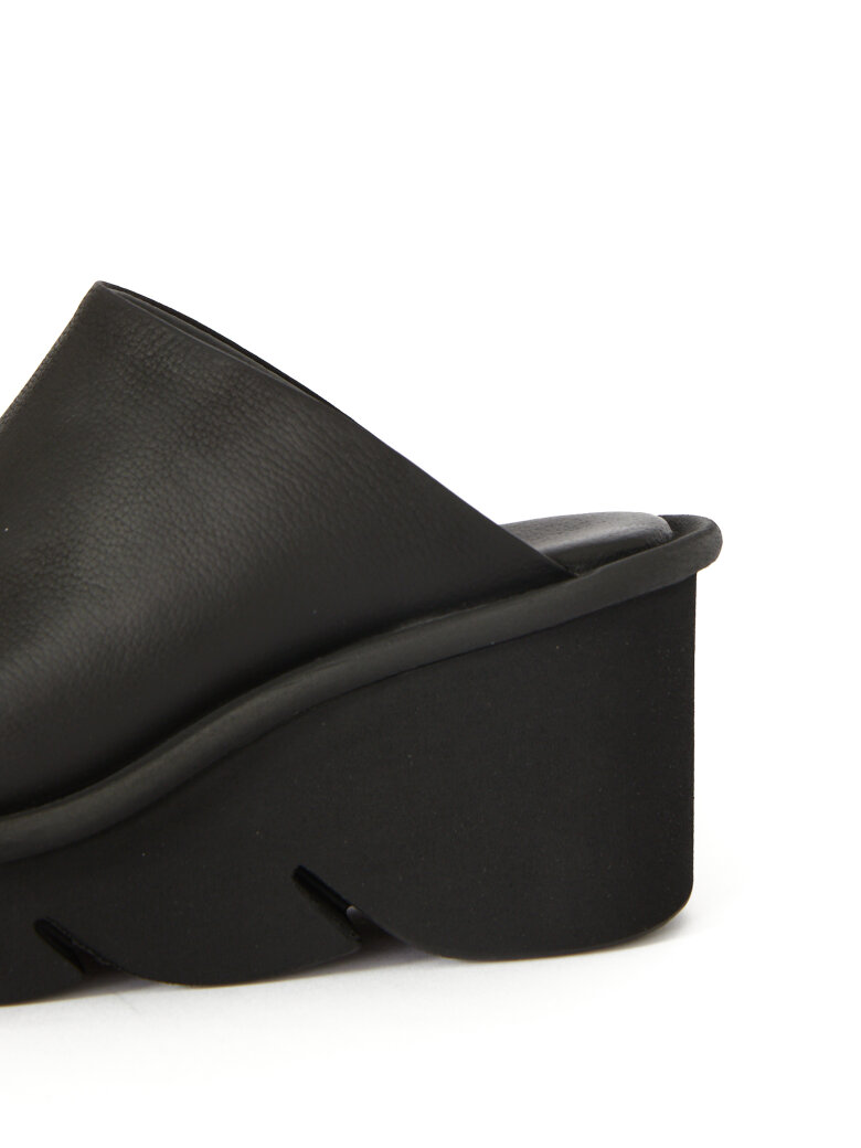 Lofina - Tøffel sandal med hæl