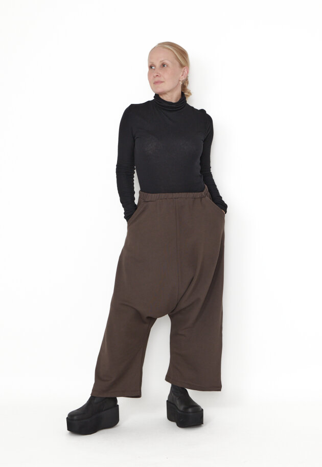Sort Aarhus - Baggy pants with wide legs