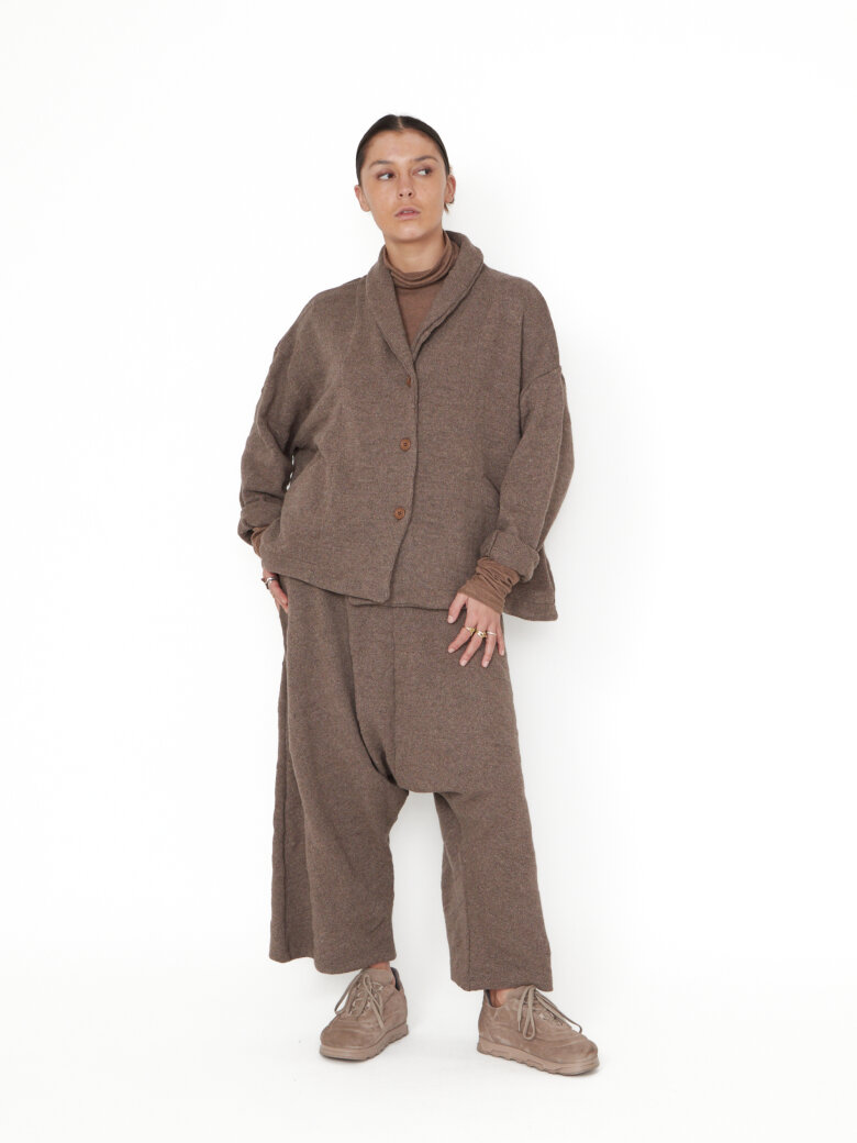 Sort Aarhus - Luxurious cardigan in wool blend