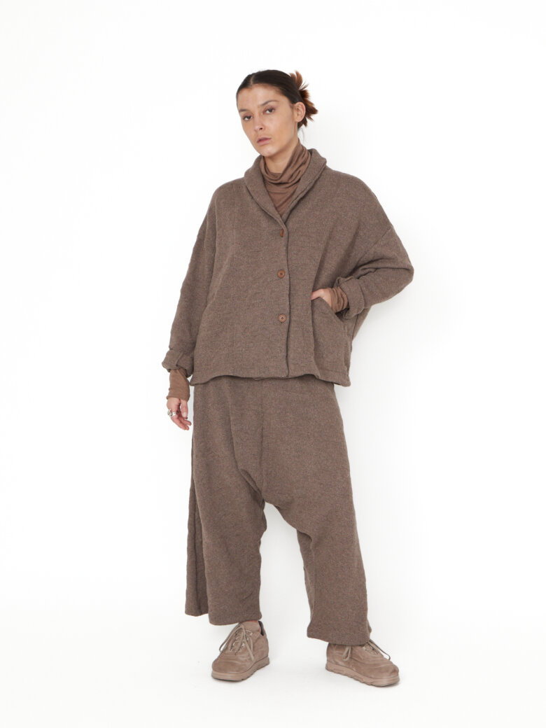 Sort Aarhus - Luxurious cardigan in wool blend