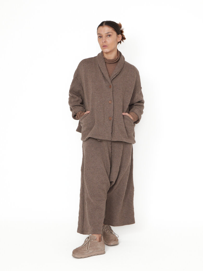 Sort Aarhus - Luxurious cardigan in wool blend