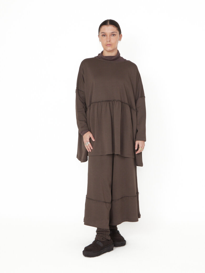 Sort Aarhus - Wide pants with graphic details