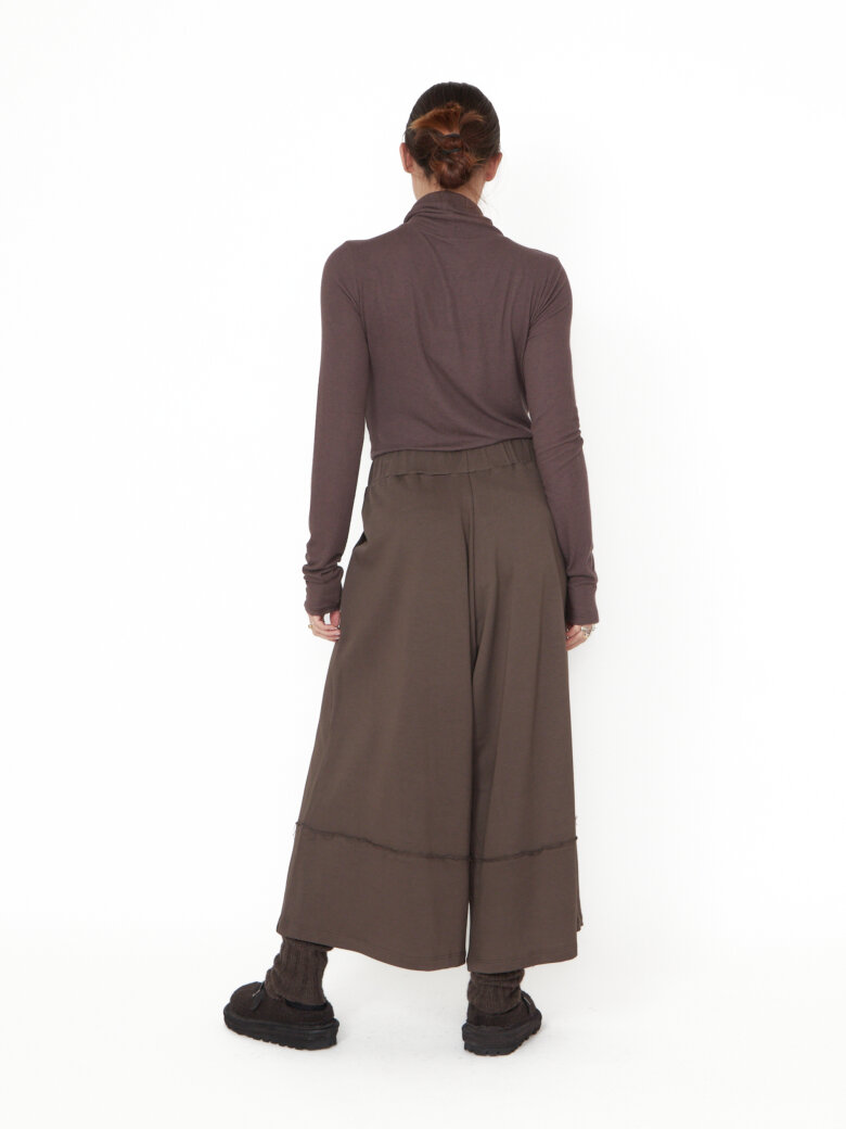 Sort Aarhus - Wide pants with graphic details