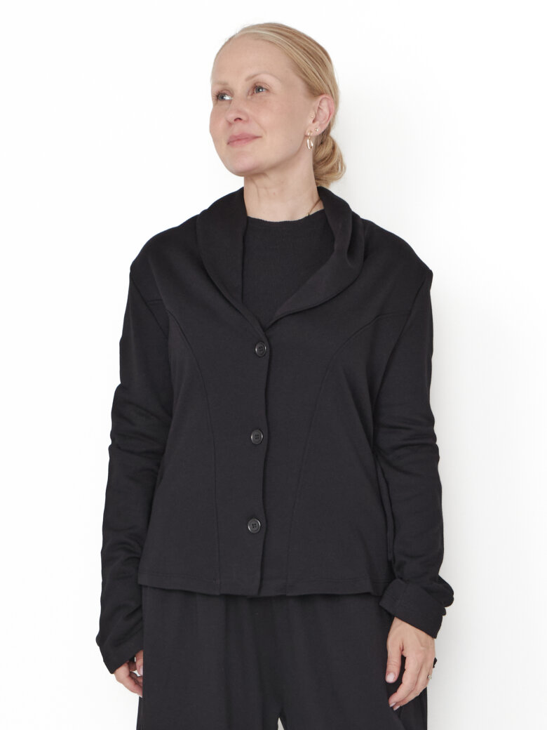 Sort Aarhus - Cardigan/blazer with buttons