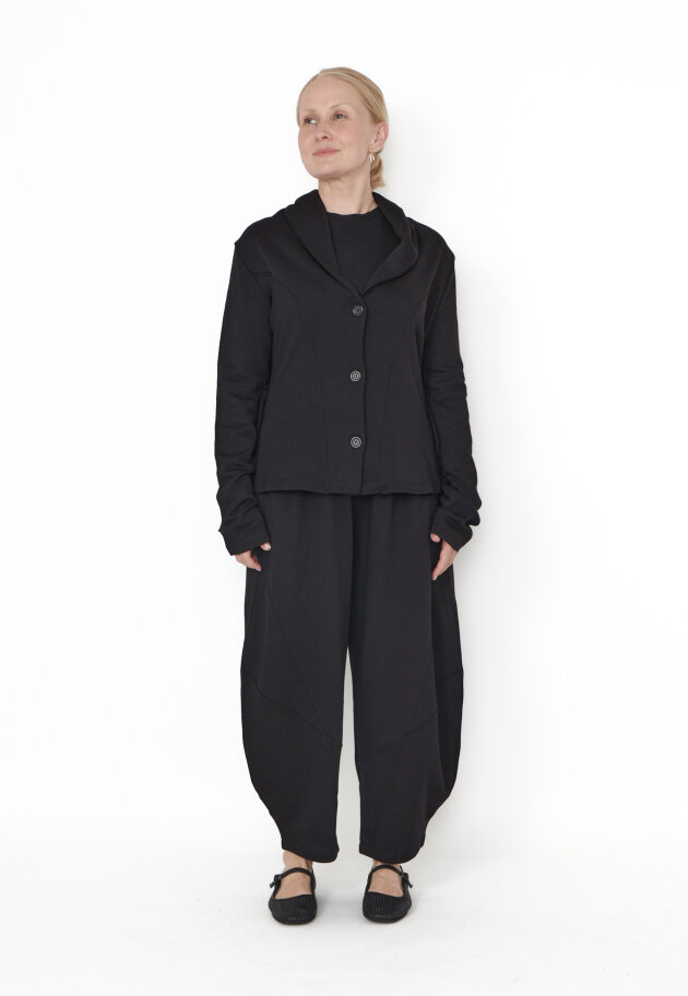 Sort Aarhus - Cardigan/blazer med knapper