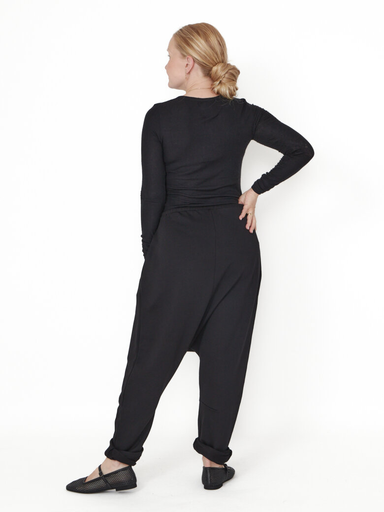 Sort Aarhus - Baggy pants with pockets