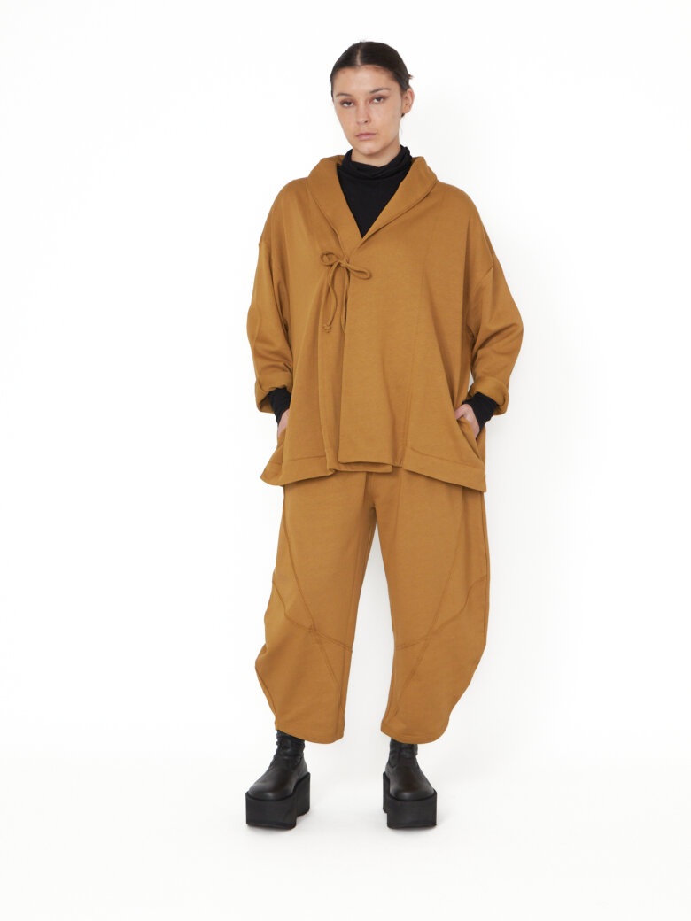 Sort Aarhus - Cardigan with a tie fastening
