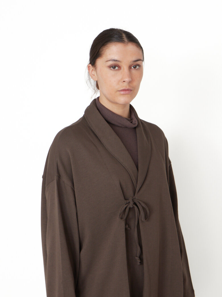Sort Aarhus - Cardigan with a tie fastening