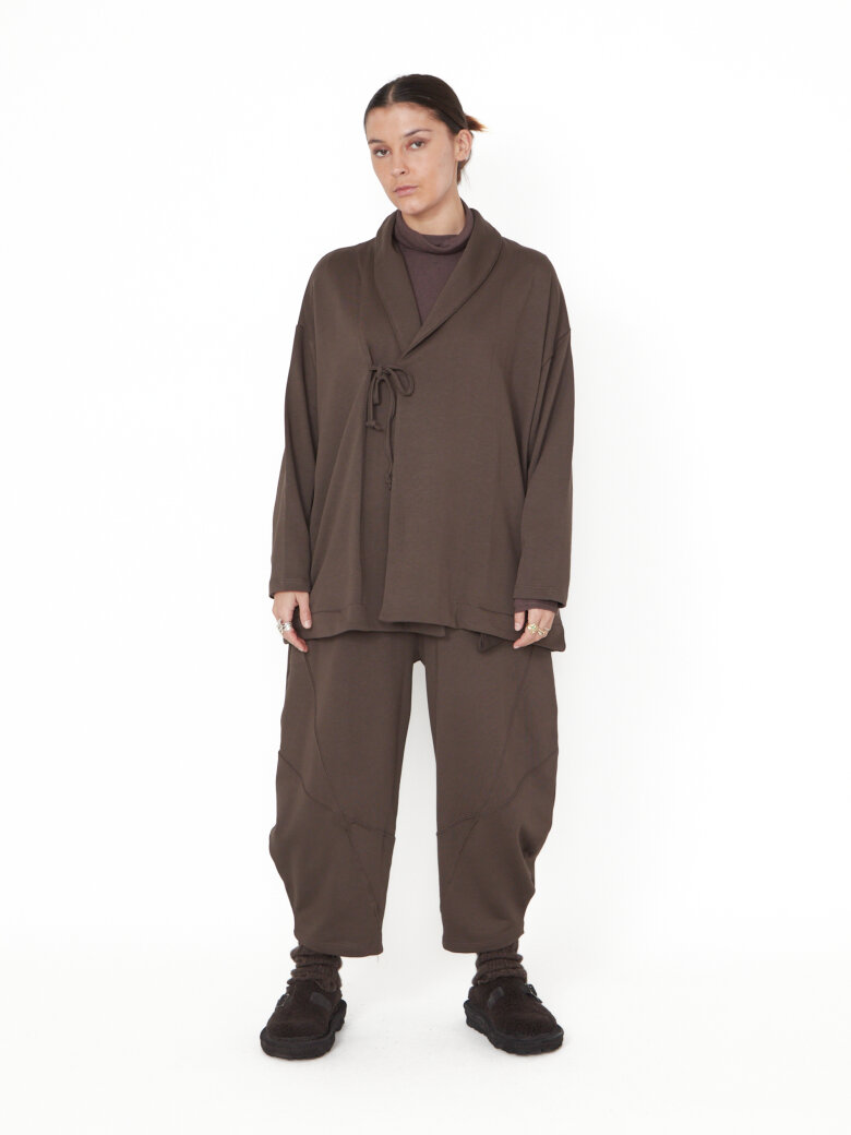 Sort Aarhus - Cardigan with a tie fastening