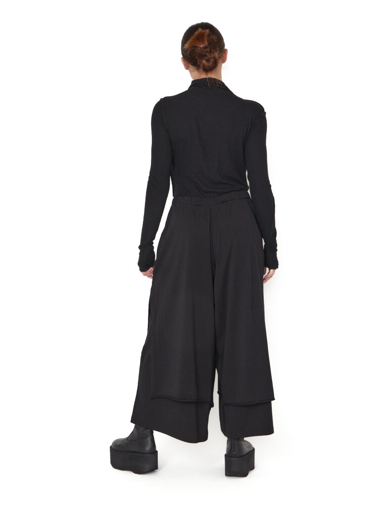 Sort Aarhus - Baggy pants with wide legs