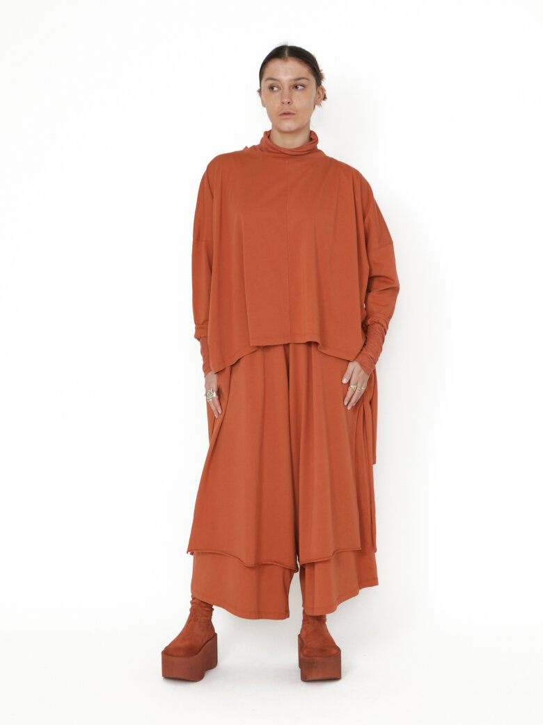 Sort Aarhus - Baggy pants with wide legs