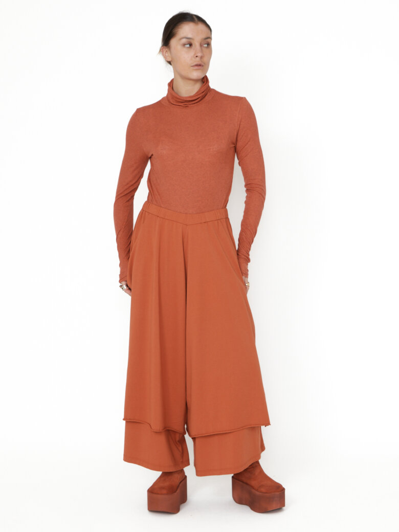 Sort Aarhus - Baggy pants with wide legs