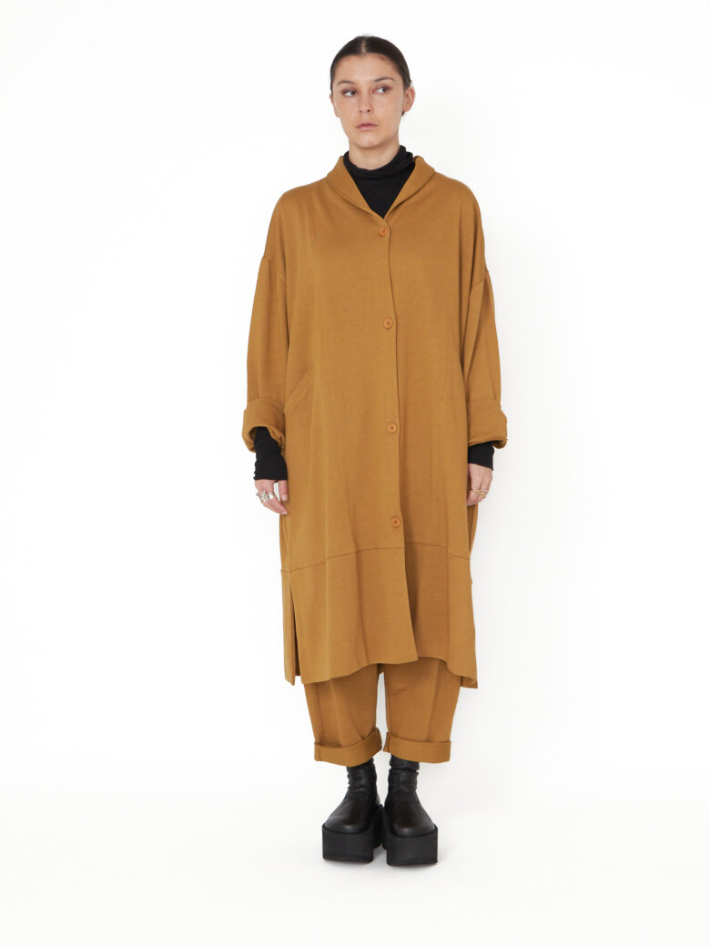 Sort Aarhus - Long cardigan with dropped shoulders