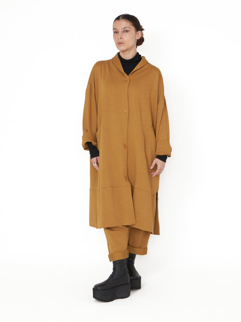 Sort Aarhus - Long cardigan with dropped shoulders