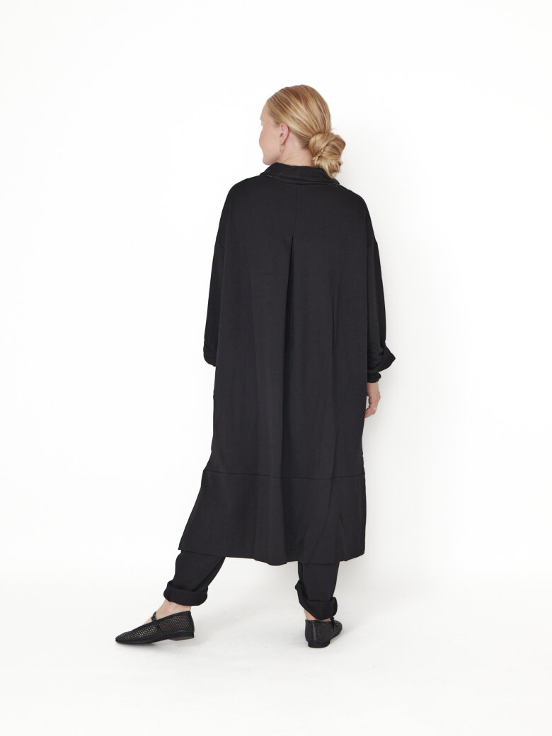 Sort Aarhus - Long cardigan with dropped shoulders