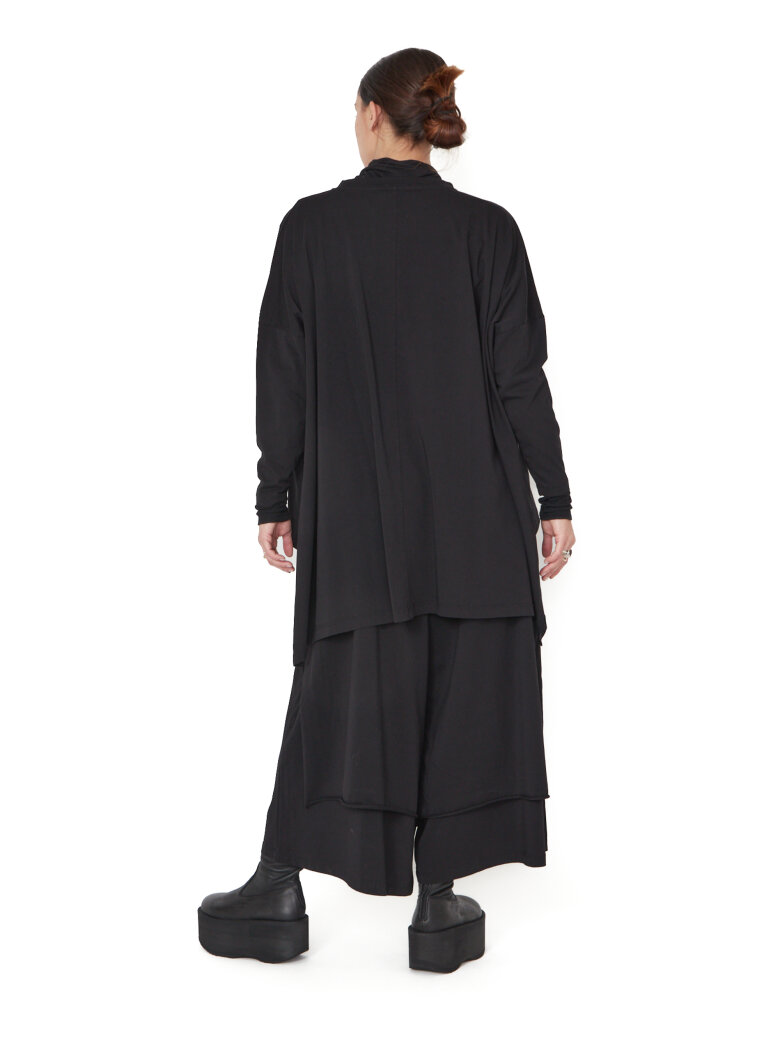 Sort Aarhus - Blouse with high side slits