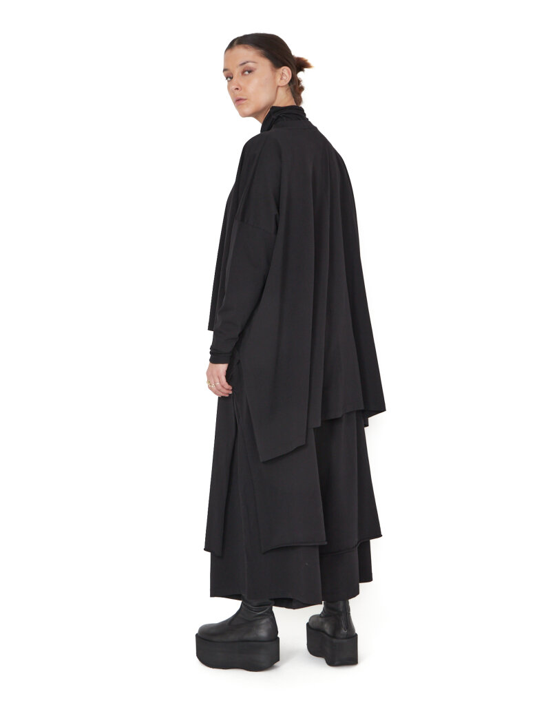 Sort Aarhus - Blouse with high side slits