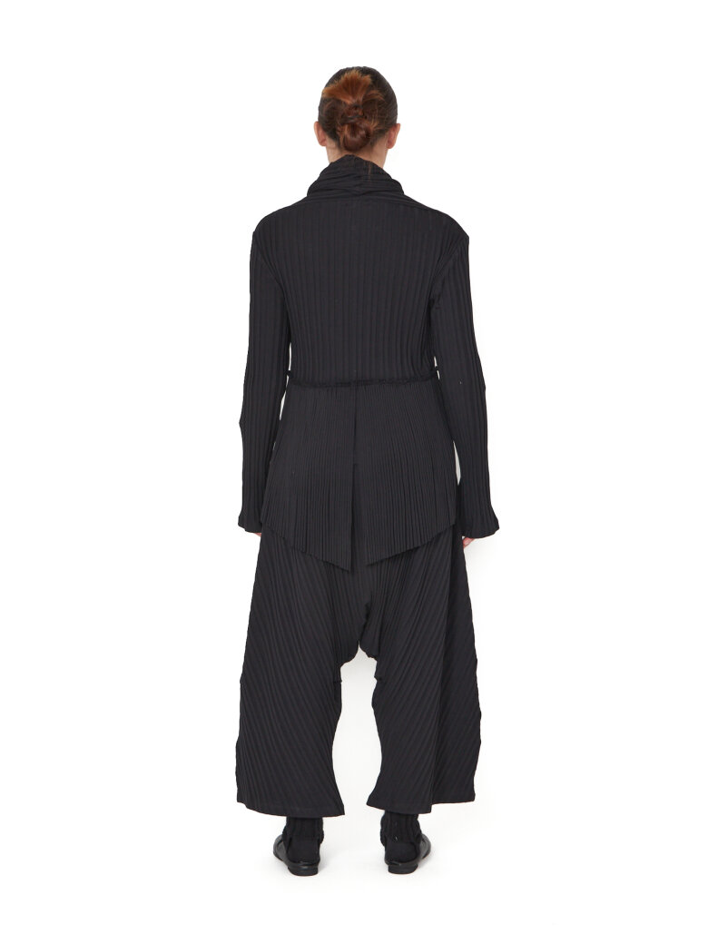 Sort Aarhus - Cardigan/Blazer med plisse